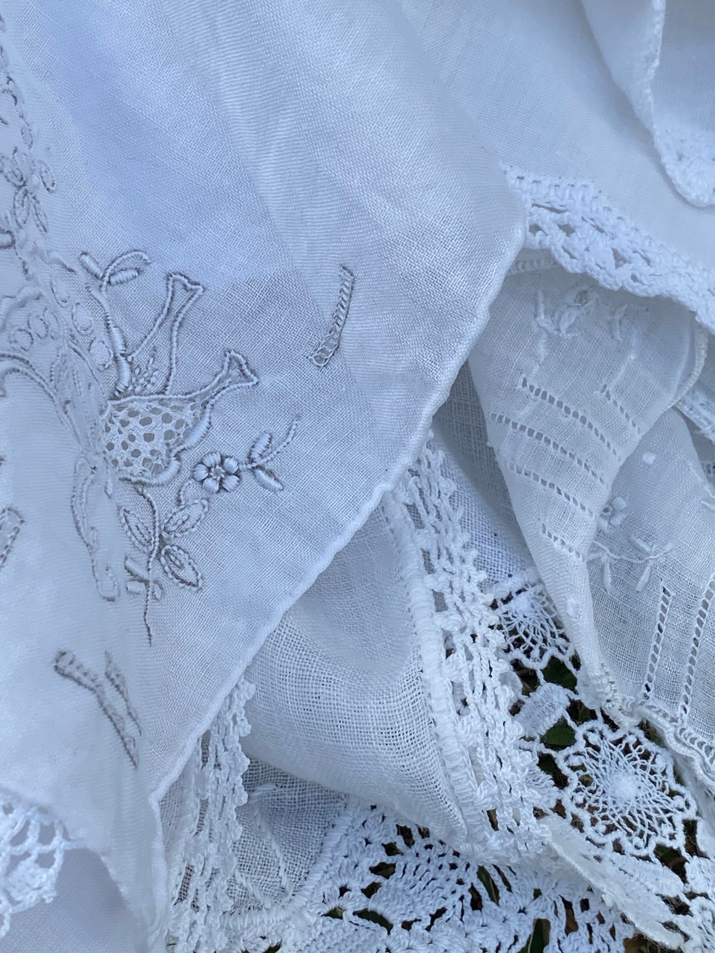 Reworked white flowy fairy skirt, size Medium/Large